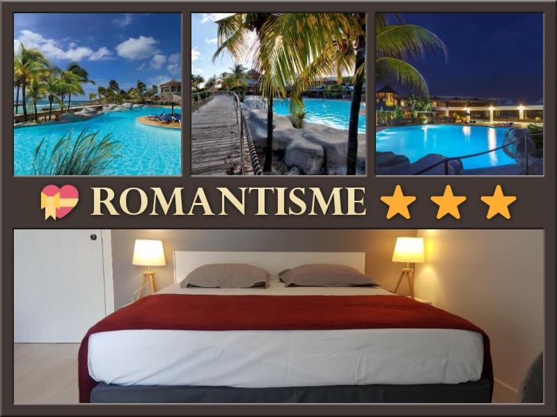 Romantique Et Bel Appartement En Bord De La Mer, Piscine Surveillee Et Belle Plage A 50M Saint-Francois  Bagian luar foto